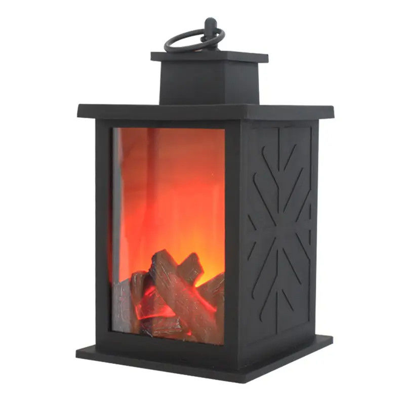Lampada di simulazione di fiamma per decorazione della stanza Luci appese a LED di Natale 3 * AA Batteria 0,4 kg