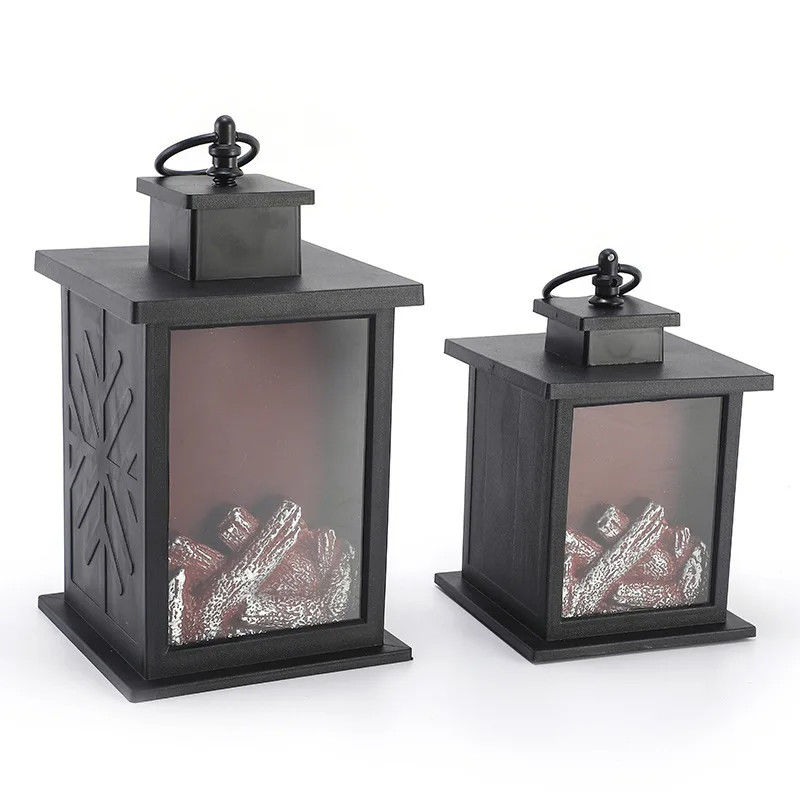 Lampada di simulazione di fiamma per decorazione della stanza Luci appese a LED di Natale 3 * AA Batteria 0,4 kg