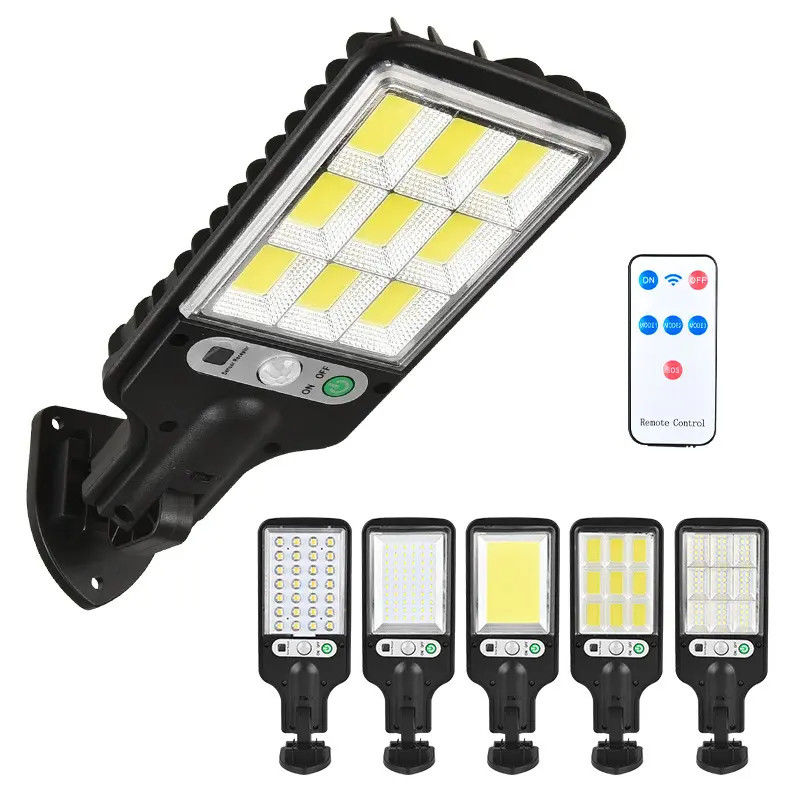 Lampada solare da giardino ad alta luminosità Sensore di sicurezza per illuminazione esterna