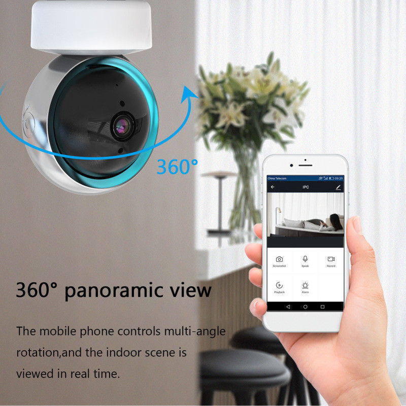 4x Zoom elettronico Tuya Smart PTZ Camera di sorveglianza CCTV WiFi per il monitoraggio interno