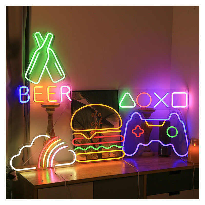 Home Party Decorazioni natalizie regalo Xmas LED Neon Light Banana Wall Art Segno per i bisogni domestici