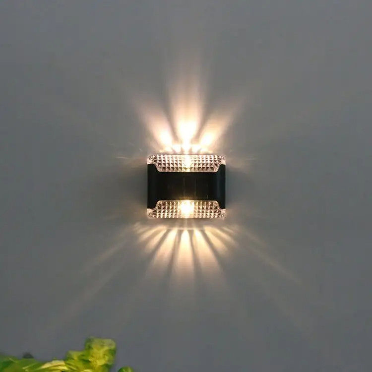 80 luci solari Lampada a muro LED Luci solari per la decorazione del giardino esterno