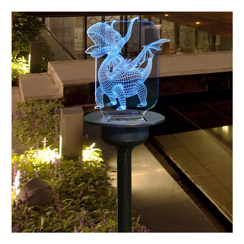 Lampada per prato acrilica solare da 90lm per l'inserimento sul pavimento del cortile in un design impermeabile IP65