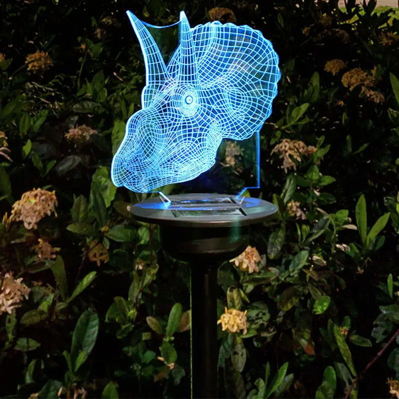 Lampada per prato acrilica solare da 90lm per l'inserimento sul pavimento del cortile in un design impermeabile IP65