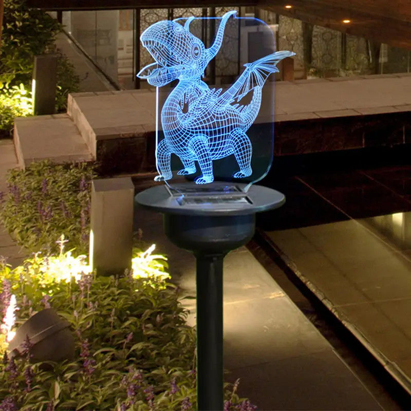Lampada per prato acrilica solare da 90lm per l'inserimento sul pavimento del cortile in un design impermeabile IP65