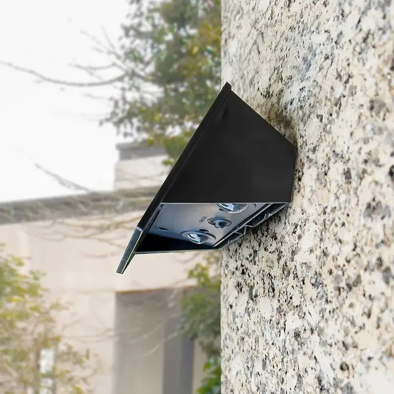 IP54 impermeabile all'aria aperta decorativa LED luce solare per parete per balcone scala di patio spot light