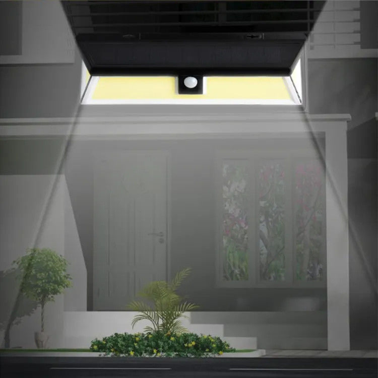 180 LED Cob Luci solari esterni Sensore di movimento wireless