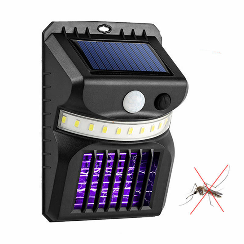 Lampada a LED per pareti di giardino solare 1000lm IP65 impermeabile PIR Sensore di movimento