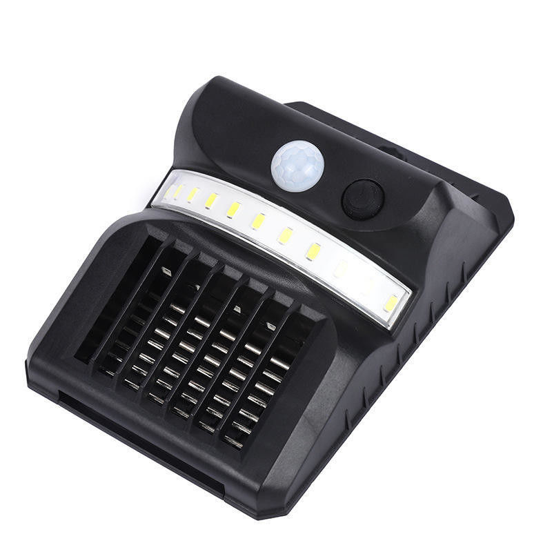 Lampada a LED per pareti di giardino solare 1000lm IP65 impermeabile PIR Sensore di movimento