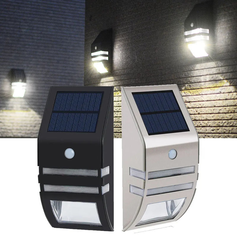 LED Sensore di movimento solare luce da parete per la famiglia 4v 0.33w Montatura a parete 6000K Temperatura del colore