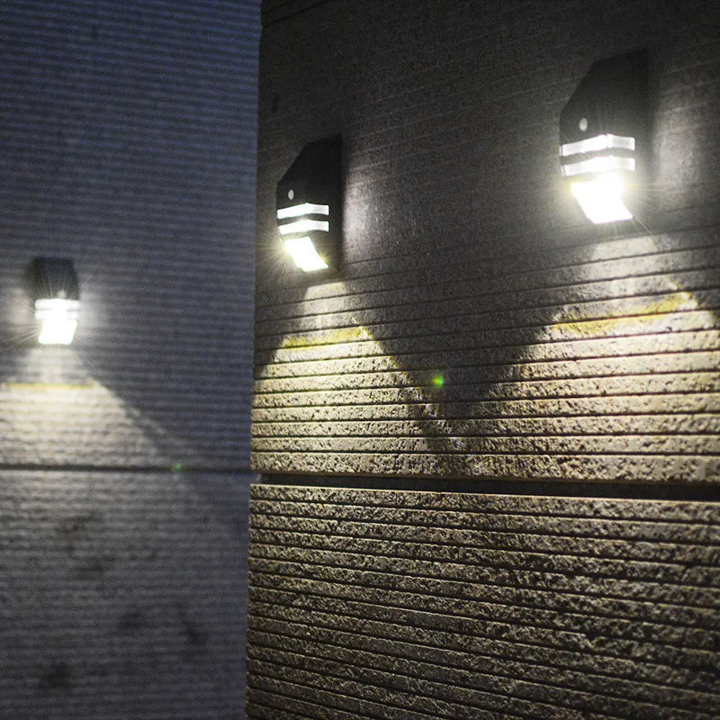 LED Sensore di movimento solare luce da parete per la famiglia 4v 0.33w Montatura a parete 6000K Temperatura del colore