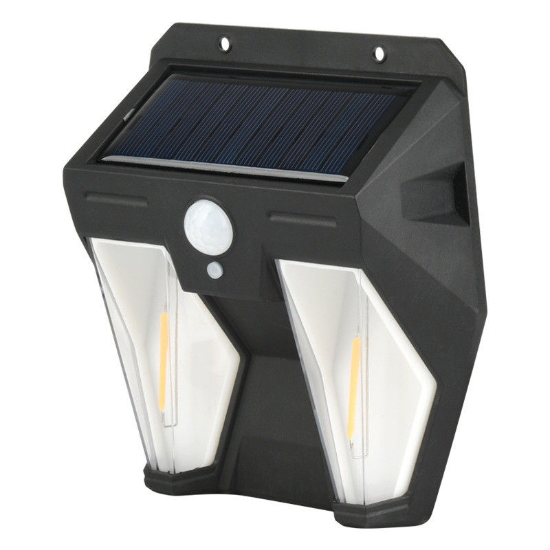 Lumiere da parete a energia solare multiuso Sensore di movimento esterno Induzione umana Testa regolabile