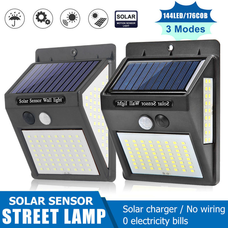 48 Cob LED Sensore di movimento di sicurezza a energia solare