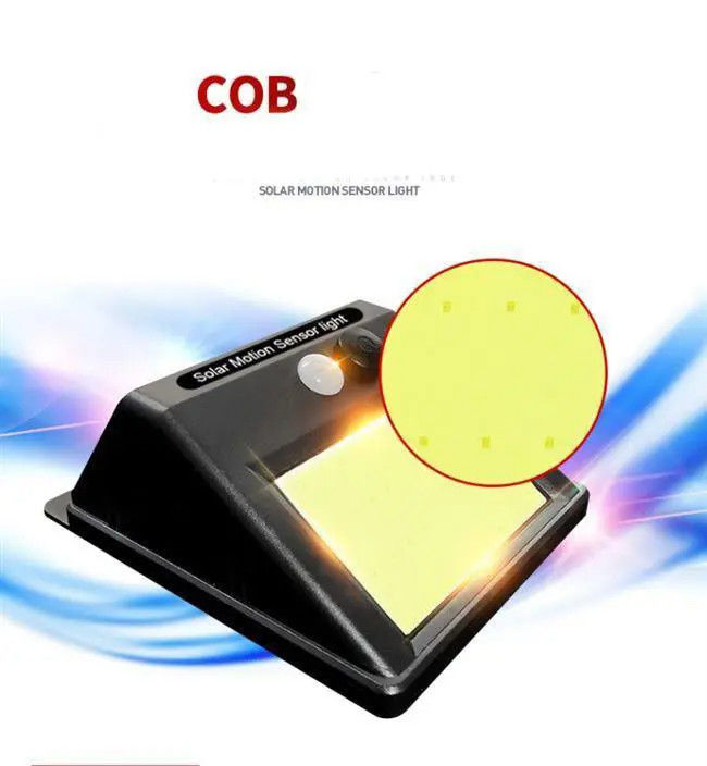 Lampada a parete solare a 20 LED impermeabile con sensore di movimento e temperatura del colore 5000K