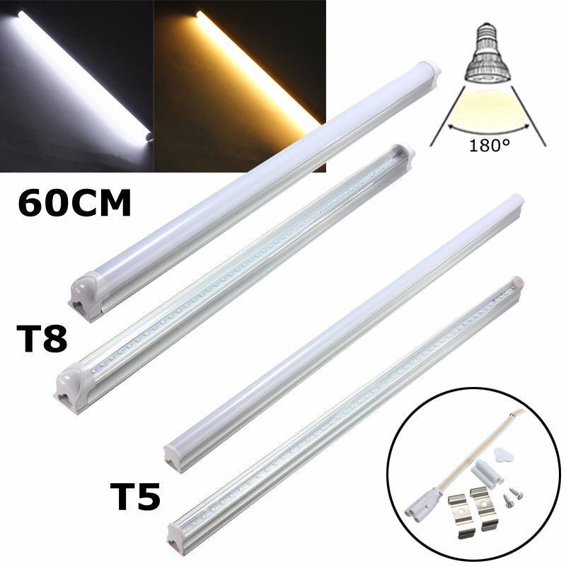 T5 T8 Tubes Batten Replacement Bulls Lamp Lamp Fixture Casing Fitting for made of PC Aluminum